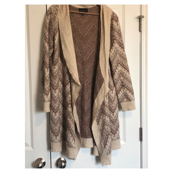 Anthropologie Cardigan M/L Aztec Print - Picture 1 of 3
